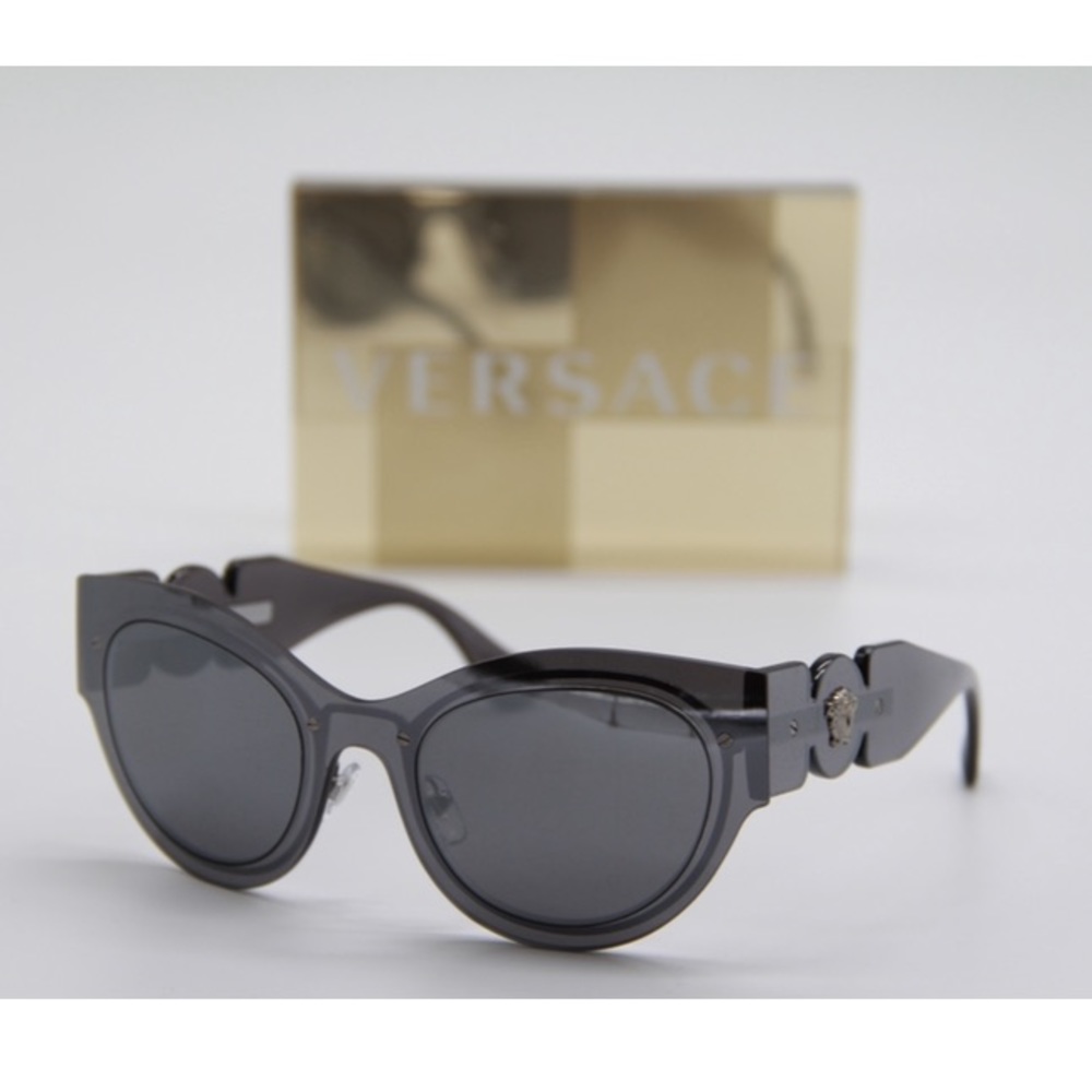 NEW VERSACE VE2234 1001/6G VERSACE MEDUSA SUNGLASSES VE 2234 GREY
